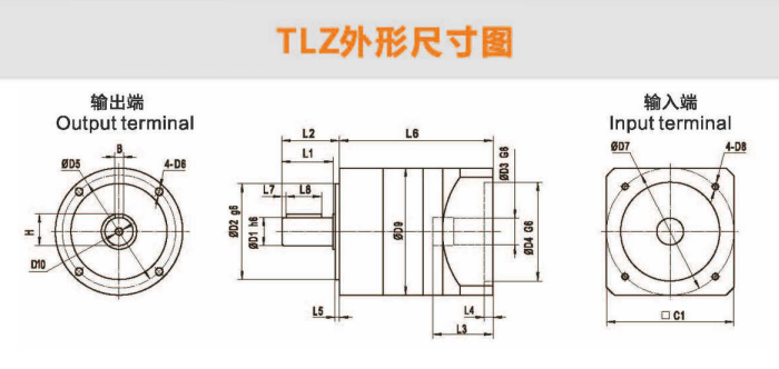 行星减速机TBZ60/TLZ60-L1-10-S2-P2(TBZ/TLZ)系列(图8)