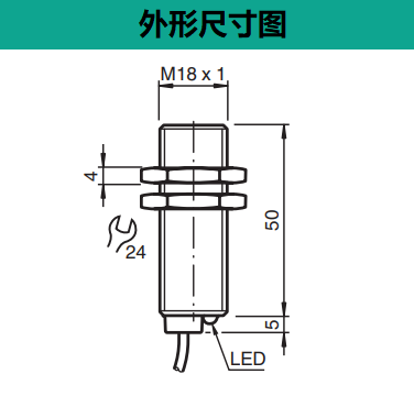 电感式传感器NBB8-18GM50-E2-M(图2)